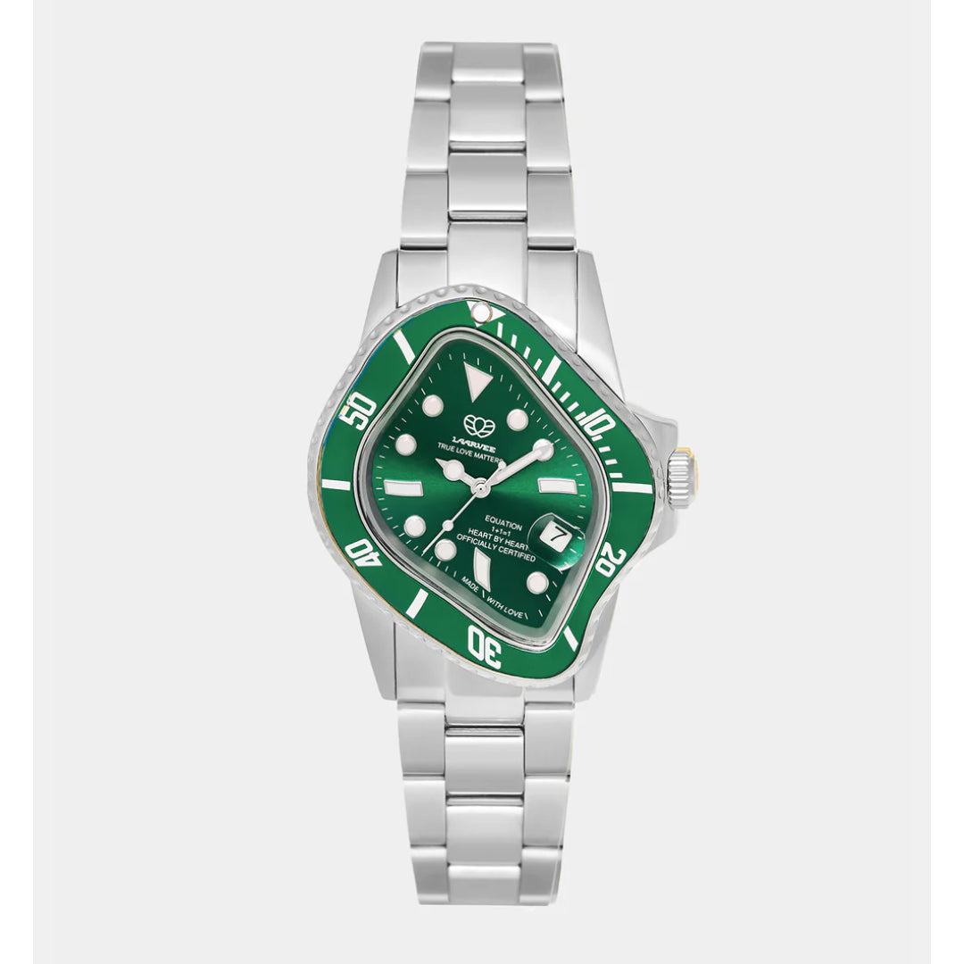 "LAARVEE" Green Watch