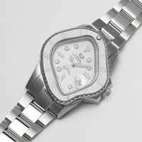 "LAARVEE" Silver Watch